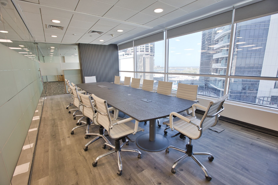Boardroom setup